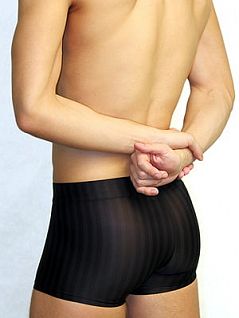 Мужские черные боксеры HOM Innocent 01825cK9